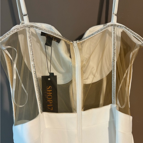 NanaMacs Chic White Jumpsuit - Picture 8 of 9